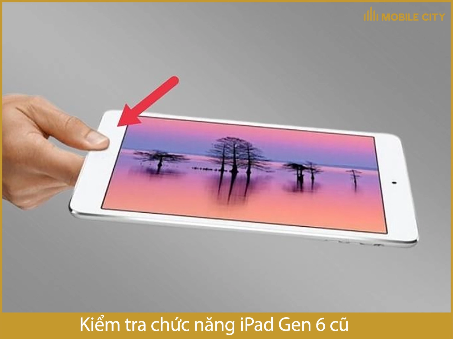 Kiểm tra chức năng iPad Gen 6 cũ