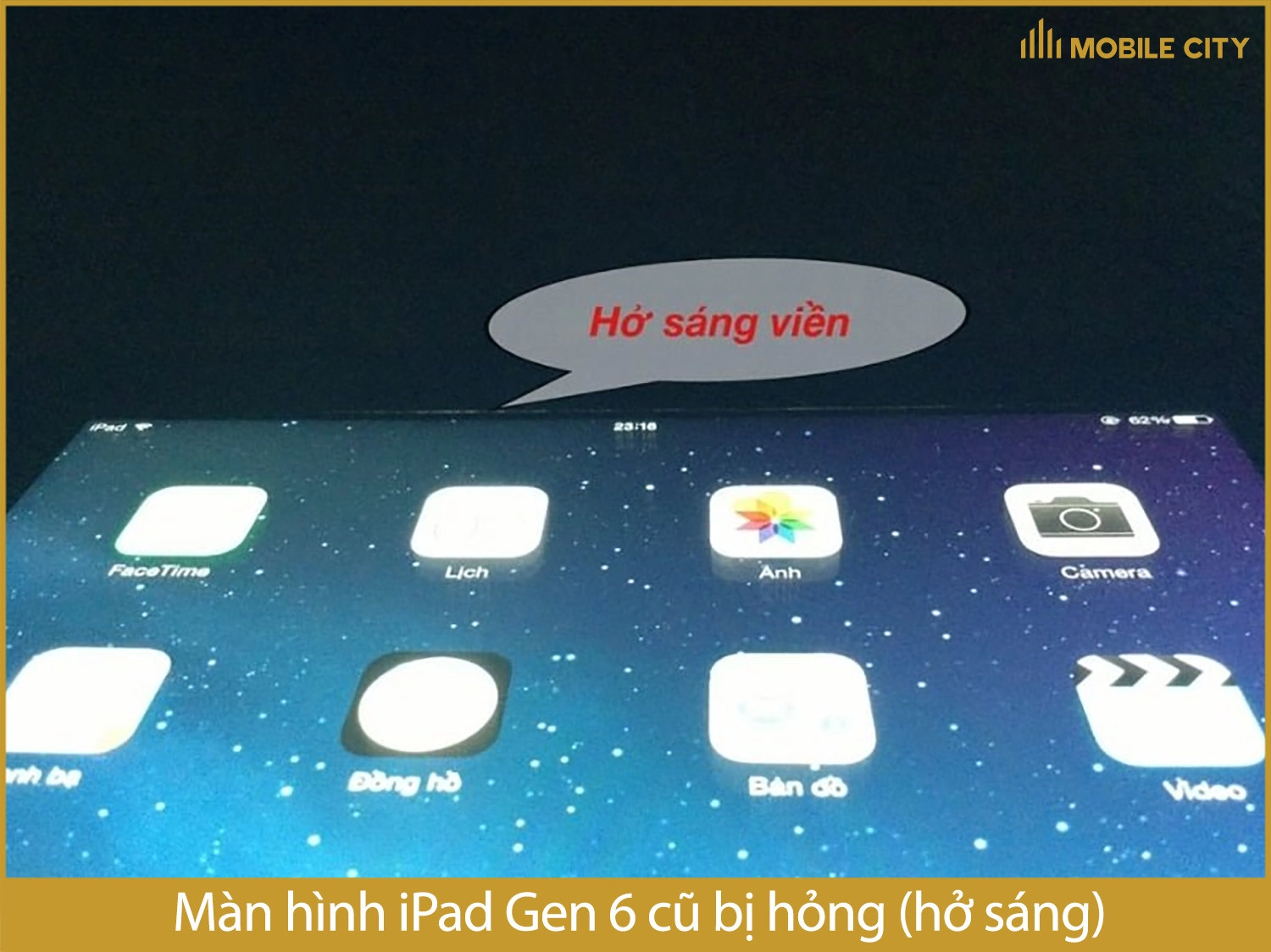 Kiểm tra màn hình iPad Gen 6 cũ