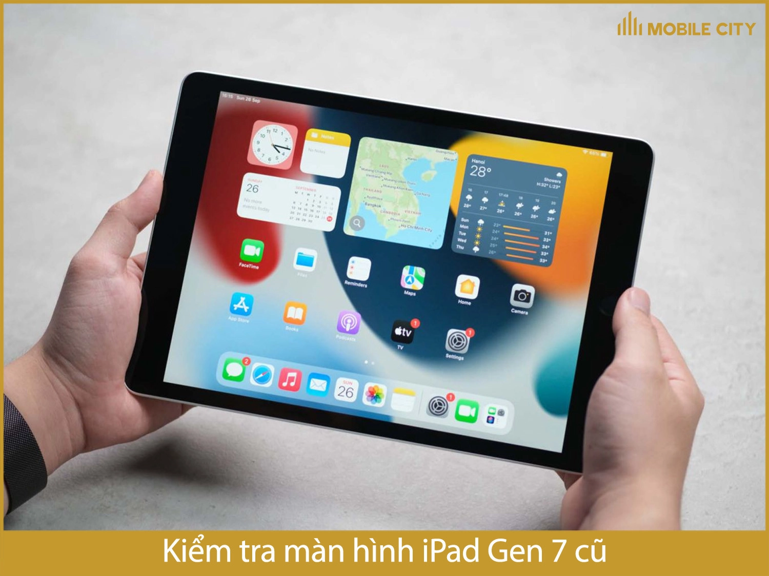 Kiểm tra Màn hình iPad Gen 7 cũ