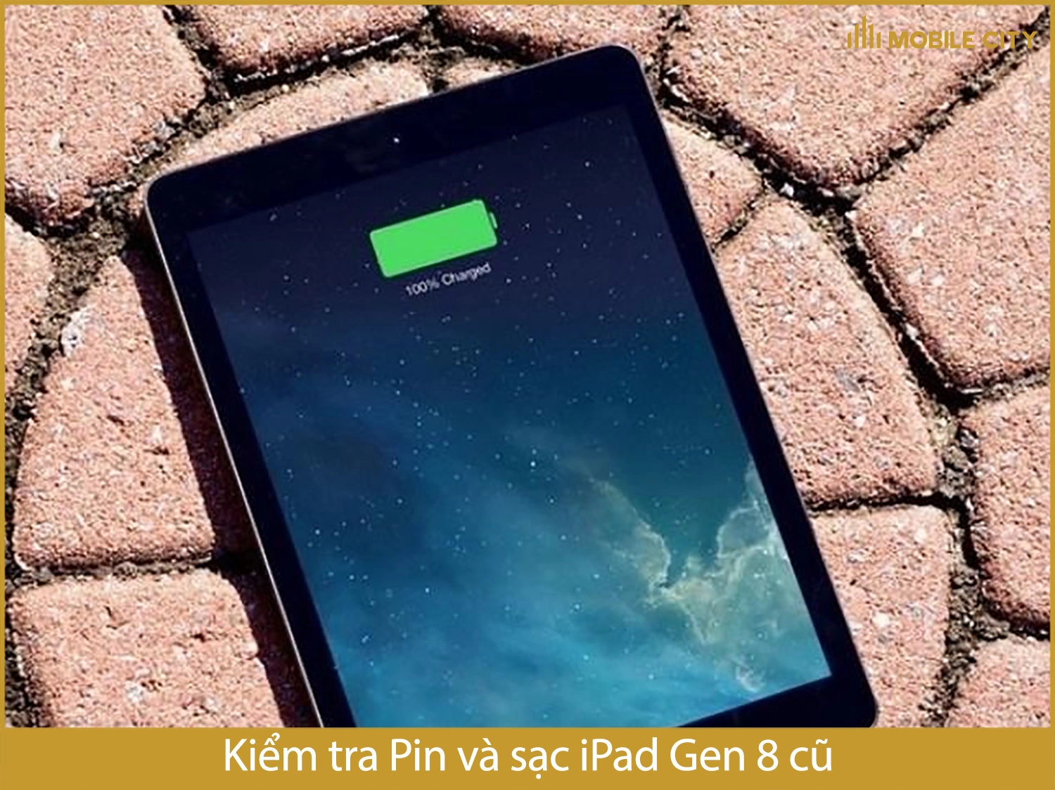 Kiểm tra pin và sạc iPad Gen 8 cũ