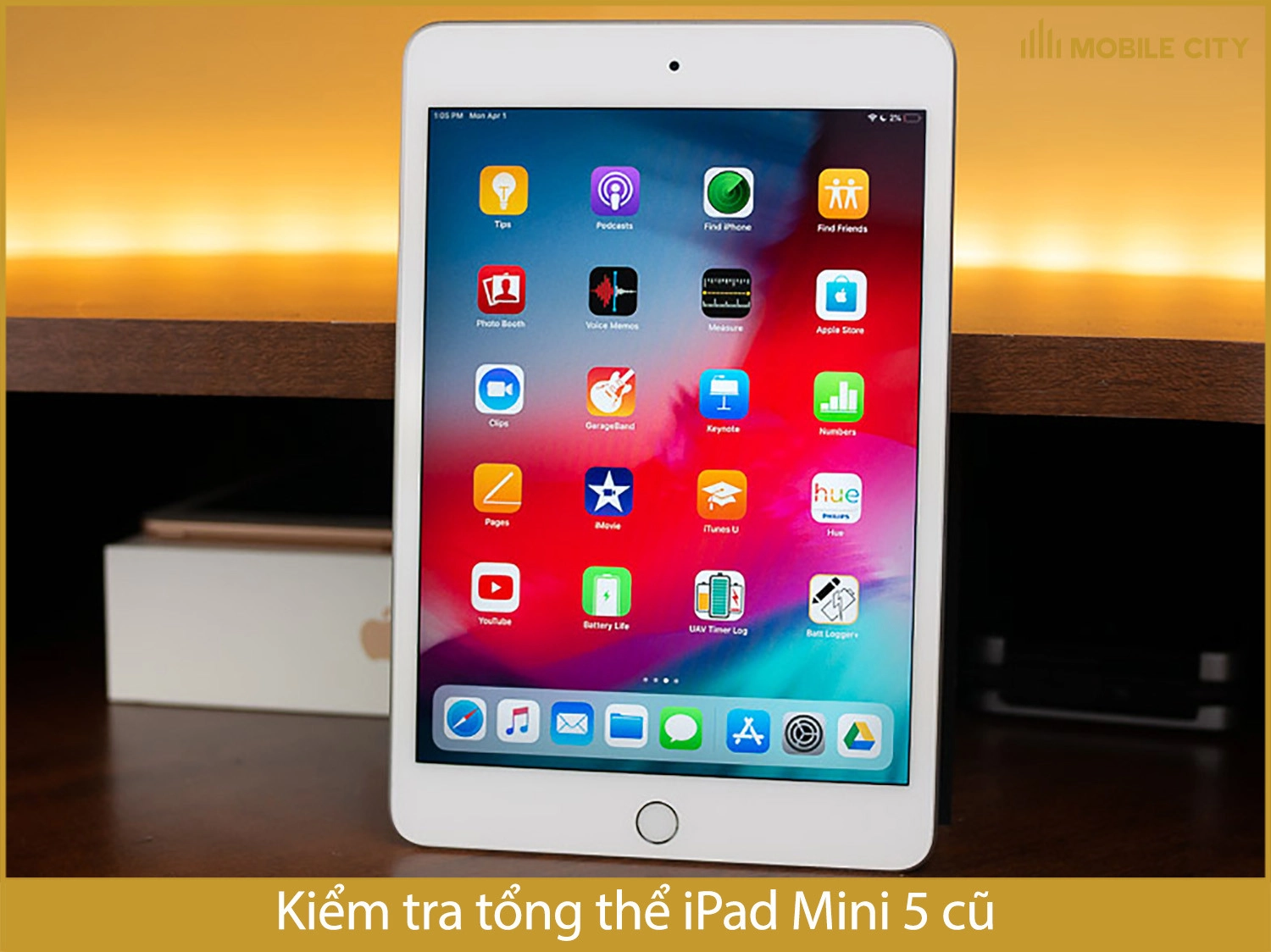 Kiểm tra tổng thể iPad Mini 5 cũ