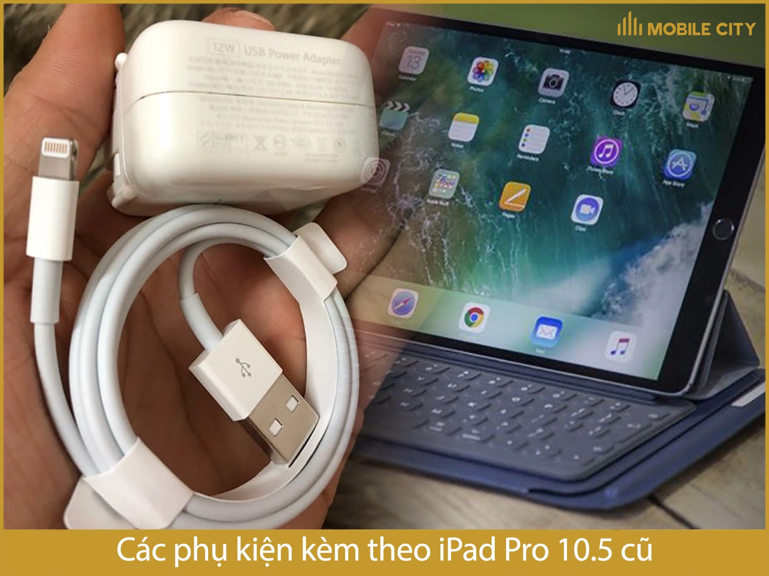 Phụ kiện kèm theo iPad Pro 10.5 cũ