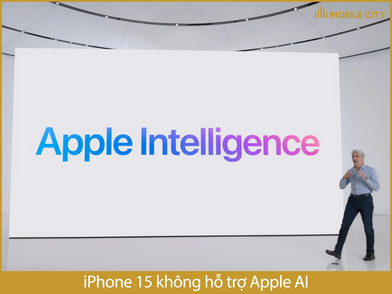 iPhone 15 không được hỗ trợ Apple AI