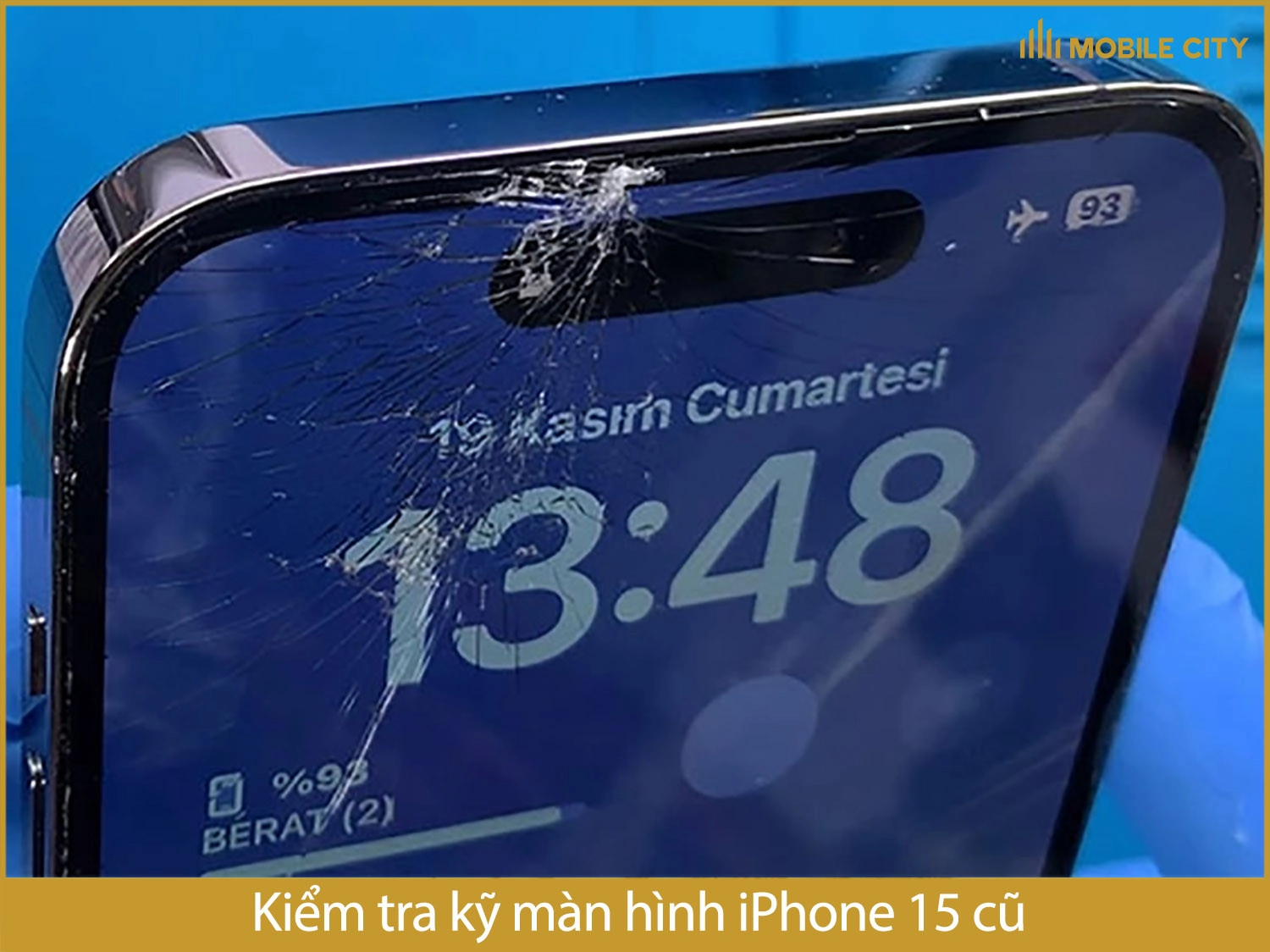 Kiểm tra màn hình iPhone 15 cũ