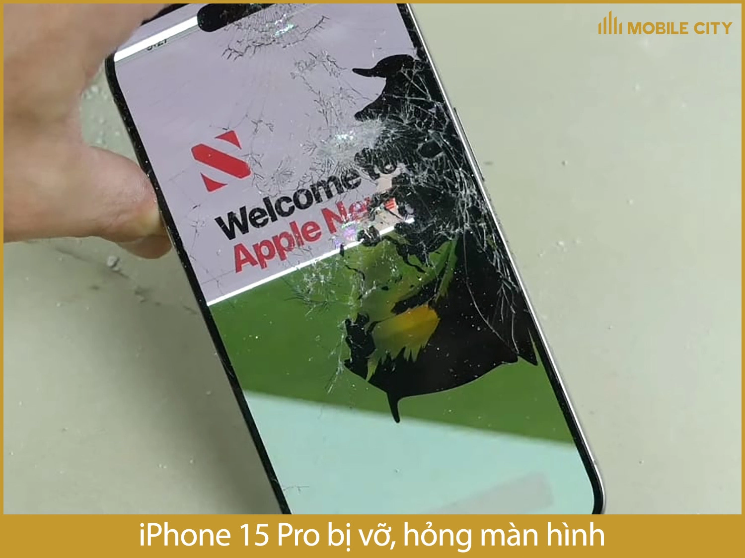 Kiểm tra màn hình iPhone 15 Pro cũ