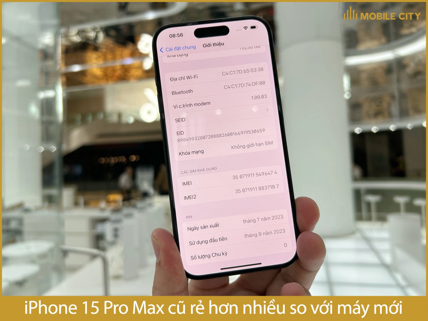 iPhone 15 Pro Max cũ rẻ hơn máy mới là cơ hội tốt để mua