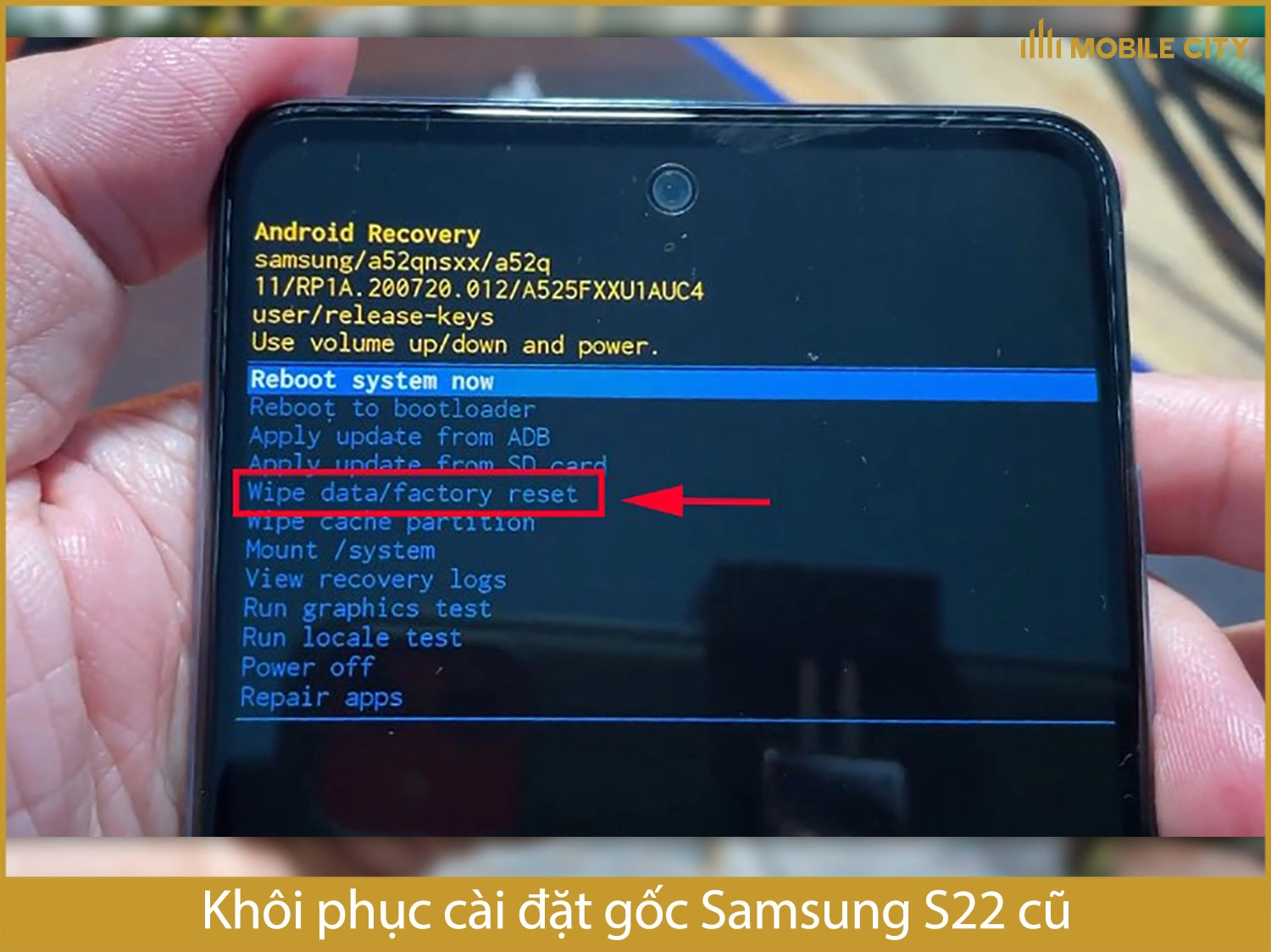 Khôi phục cài đặt gốc