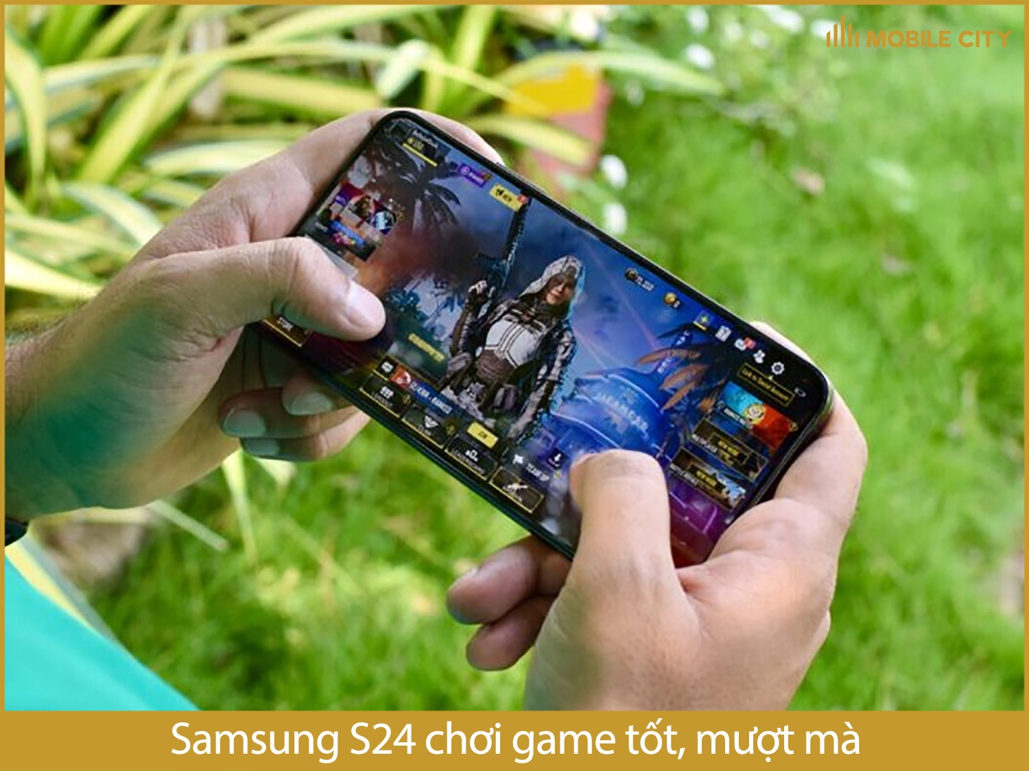 Samsung S24 cũ chơi game mượt mà. ổn định