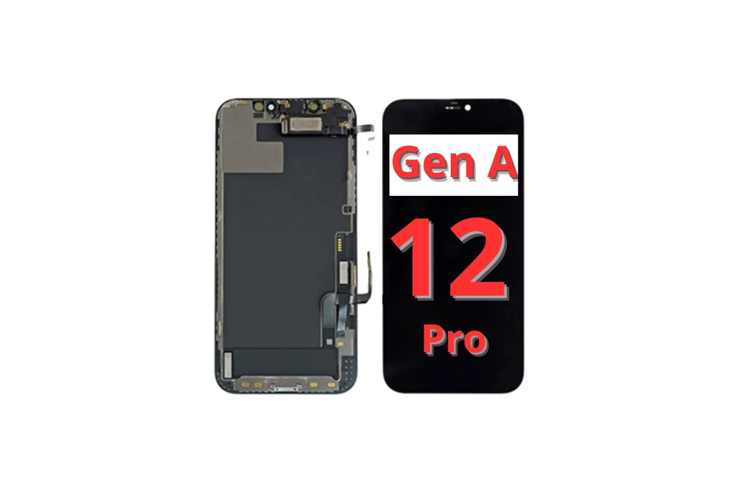 Thay màn hình Gen A iPhone 12 Pro, Màn hình Gen A là màn hình thương hiệu thứ ba, không phải do Apple sản xuất