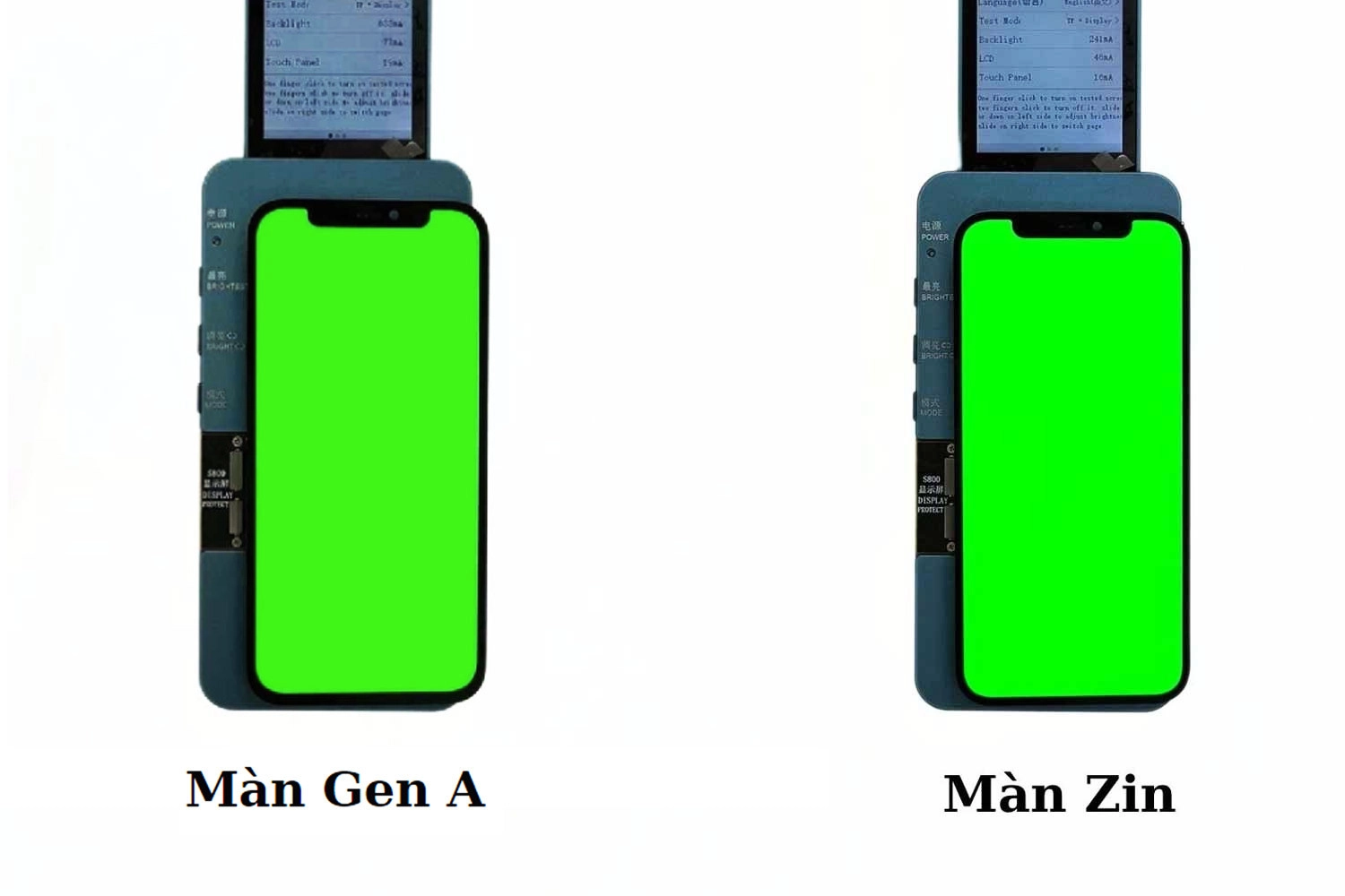 Thay màn hình Gen A iPhone 12 Pro, Độ sáng màn hình Gen A không bằng màn hình Zin Apple