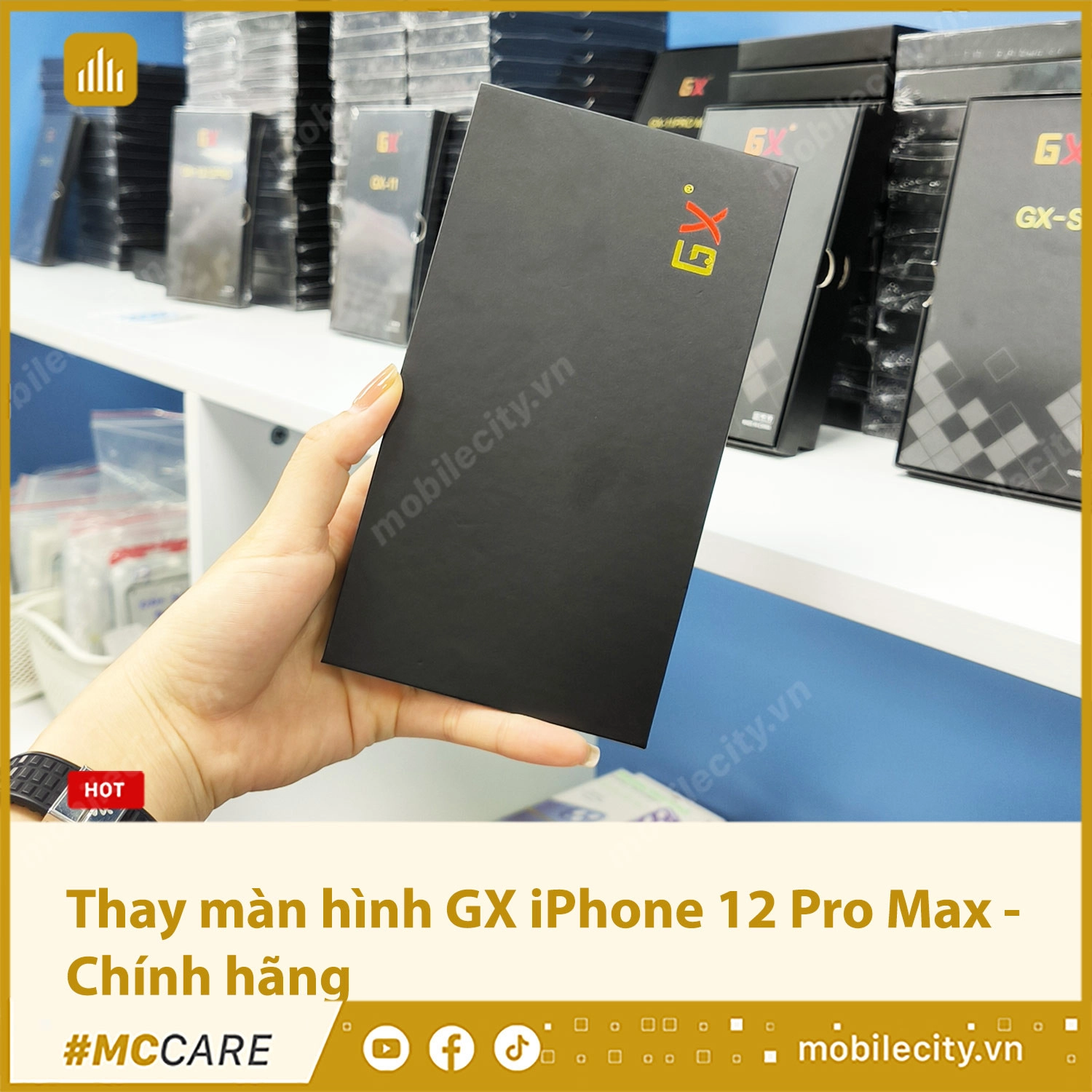 Thay màn hình GX iPhone 12 Pro Max - Chính hãng