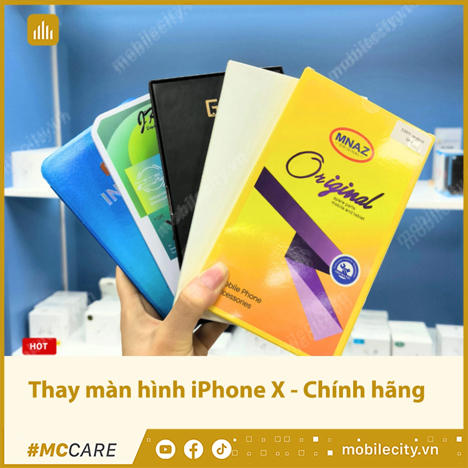 Thay màn hình iPhone X - Chính hãng