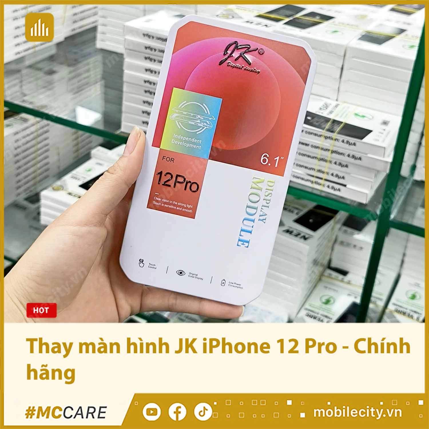 Thay màn hình JK iPhone 12 Pro - Chính hãng