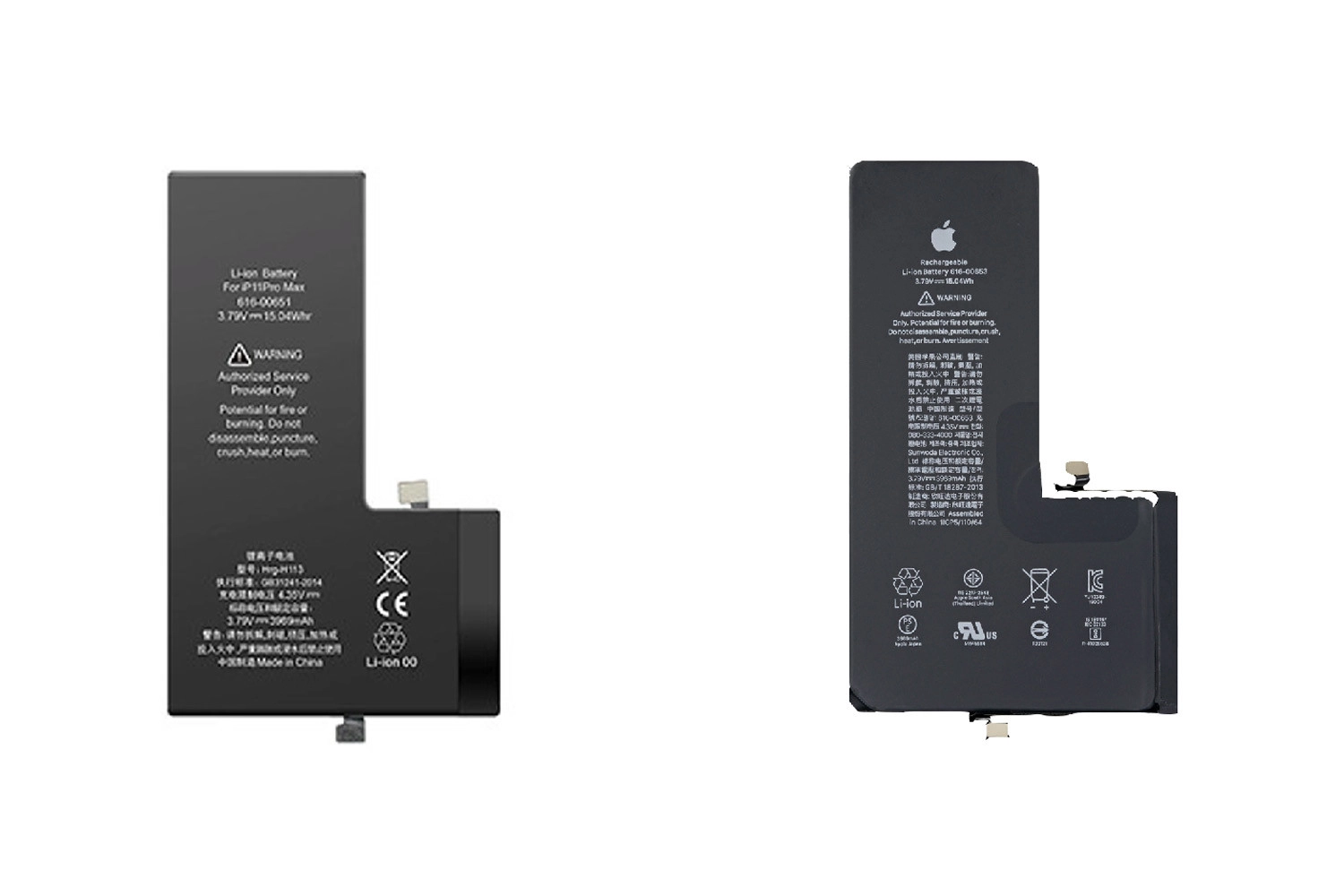 Thay Pin Baseus iPhone 11 Pro Max, So sánh Pin Baseus và Pin Zin Apple