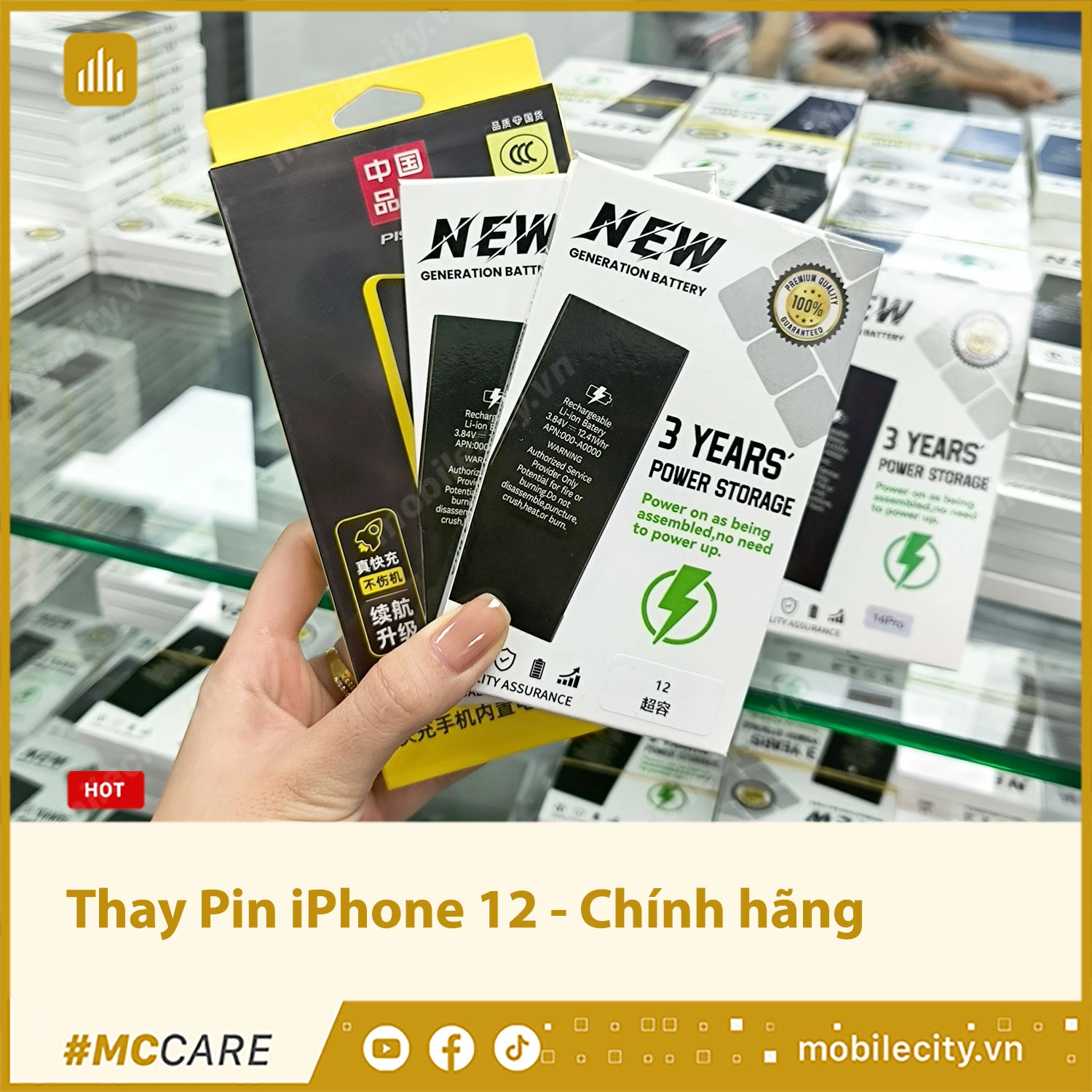 Thay Pin iPhone 12 - Chính hãng