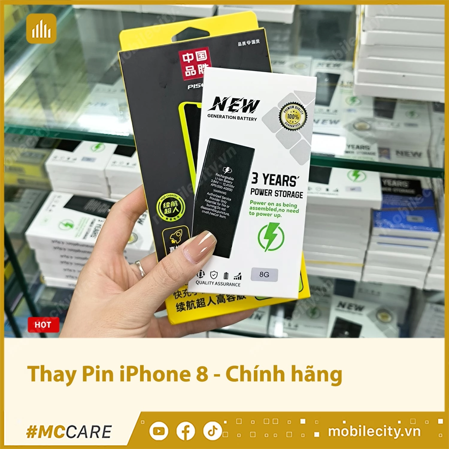 Thay Pin iPhone 8 - Chính hãng