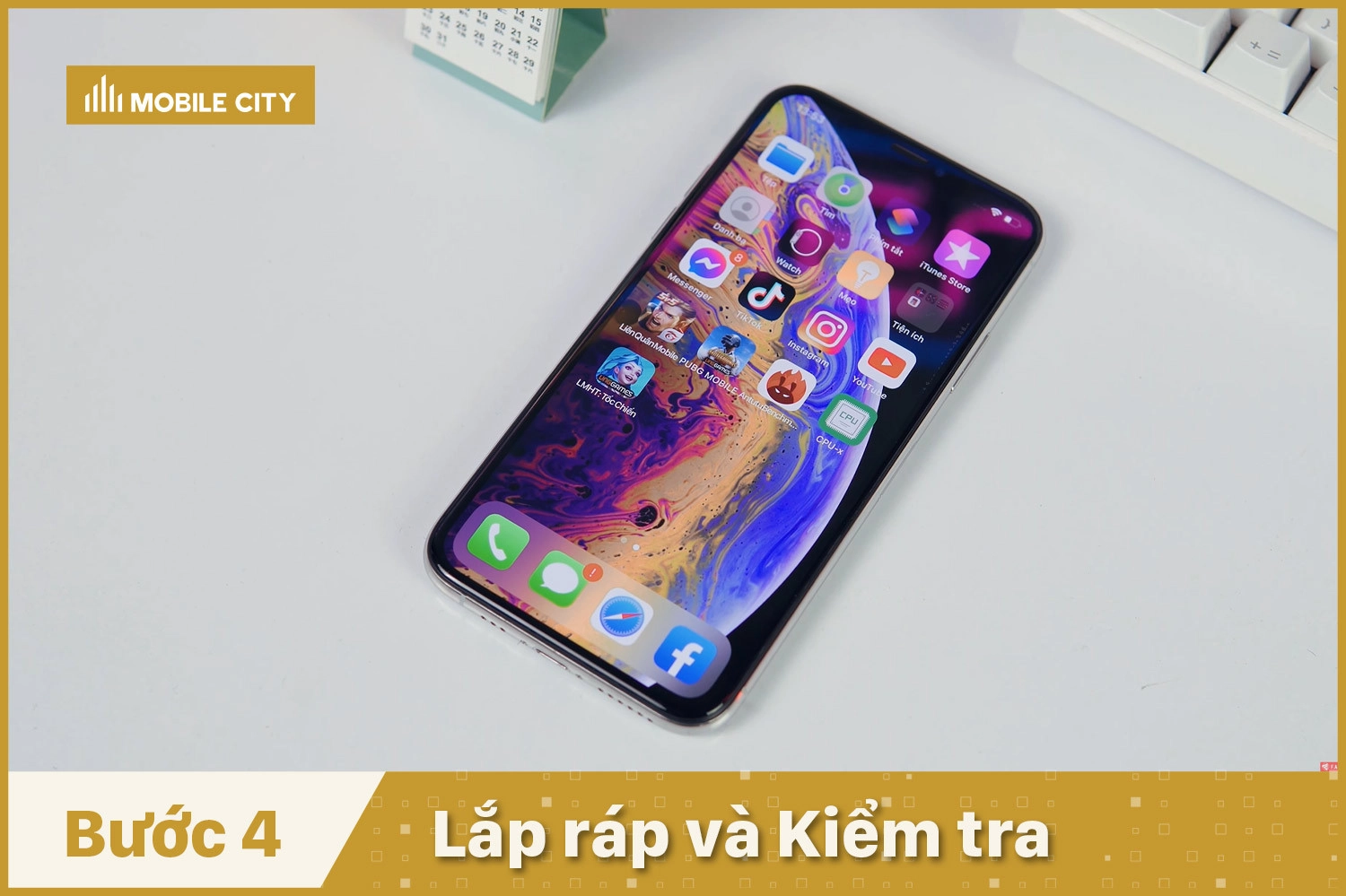 Thay Pin Vmas iPhone 11 Pro Max, lắp ráp và kiểm tra
