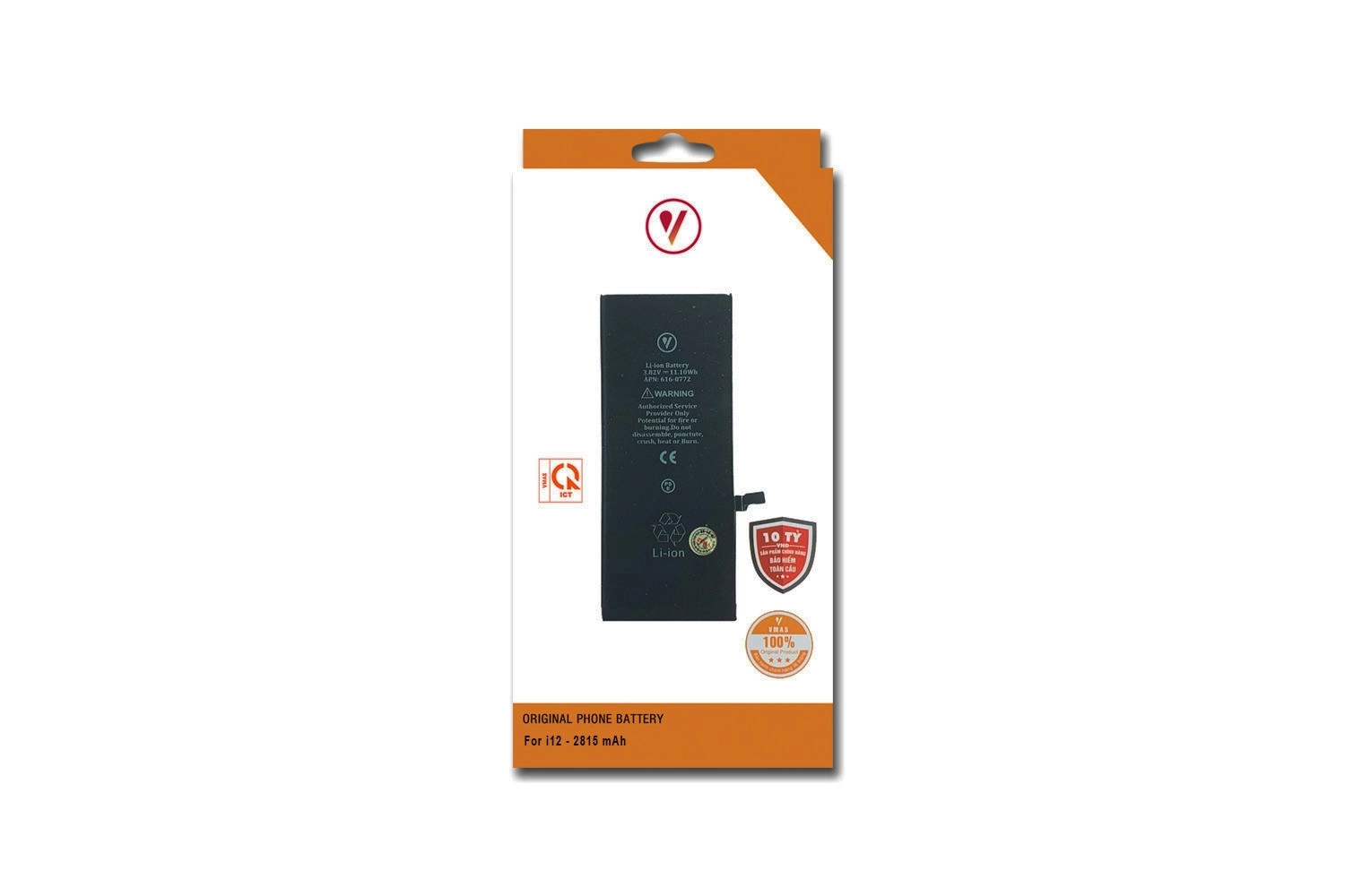 Thay Pin Vmas iPhone 12, Linh kiện Zin 100%