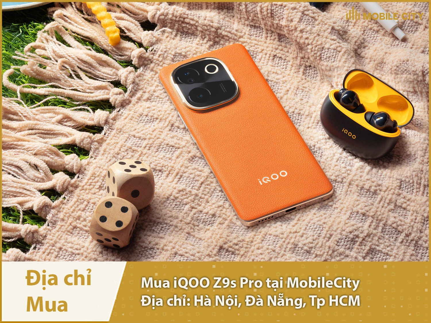 Địa chỉ mua Vivo iQOO Z9s Pro tại MobileCity