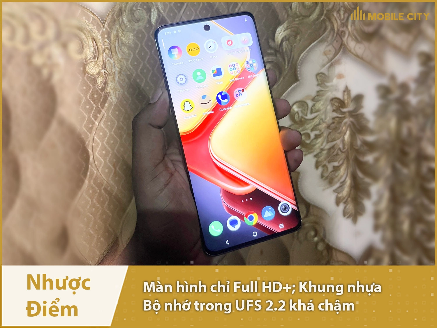 Vivo iQOO Z9s Pro vẫn còn nhược điểm