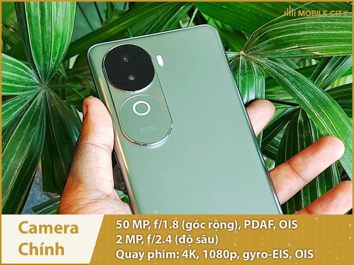 Camera 50MP OIS, quay video 5K cực nét