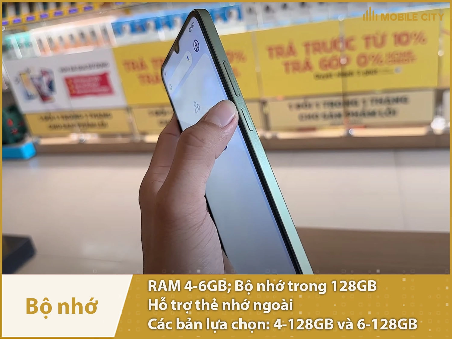 Xiaomi Redmi 14C có các bản bộ nhớ: 4-128, 6-128GB