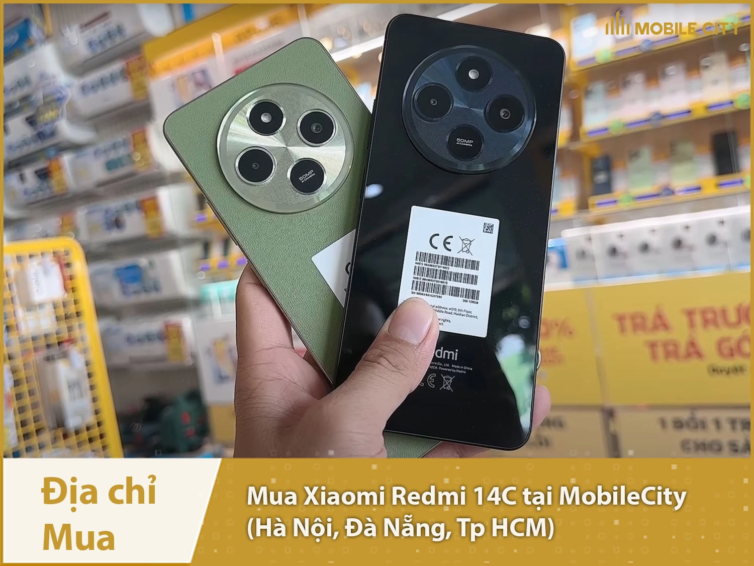 Địa chỉ mua Xiaomi Redmi 14C tại MobileCity