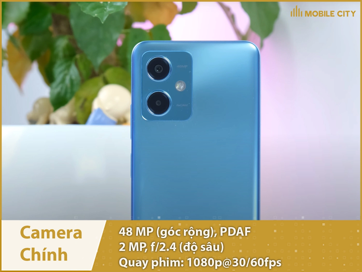 Camera chính 48MP, quay phim 1080p