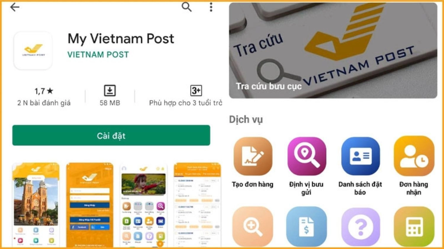 Tải và đăng nhập My Vietnam Post