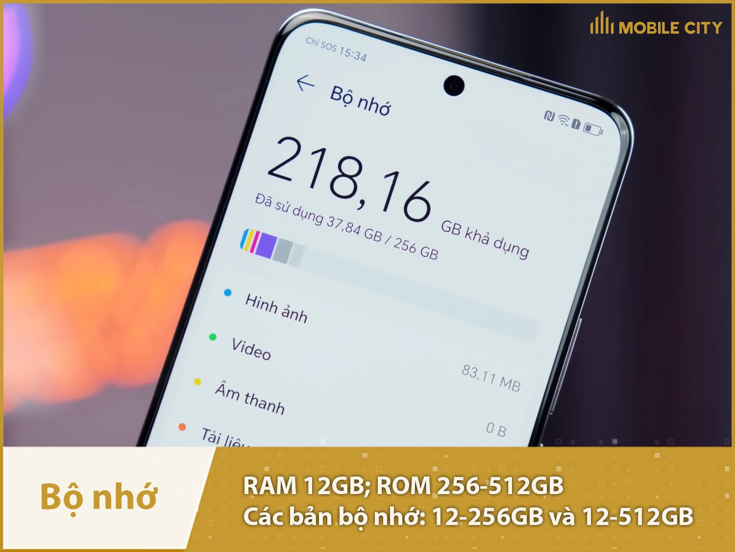 Honor 200 5G có 2 phiên bản bộ nhớ: 12-256GB và 12-512GB