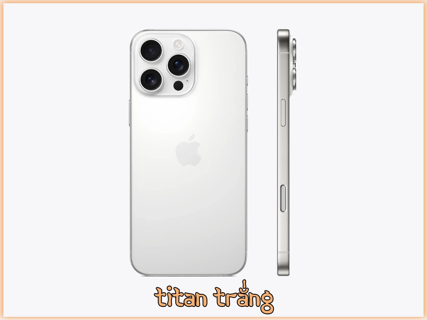 iPhone 16 Pro Max Titan Trắng