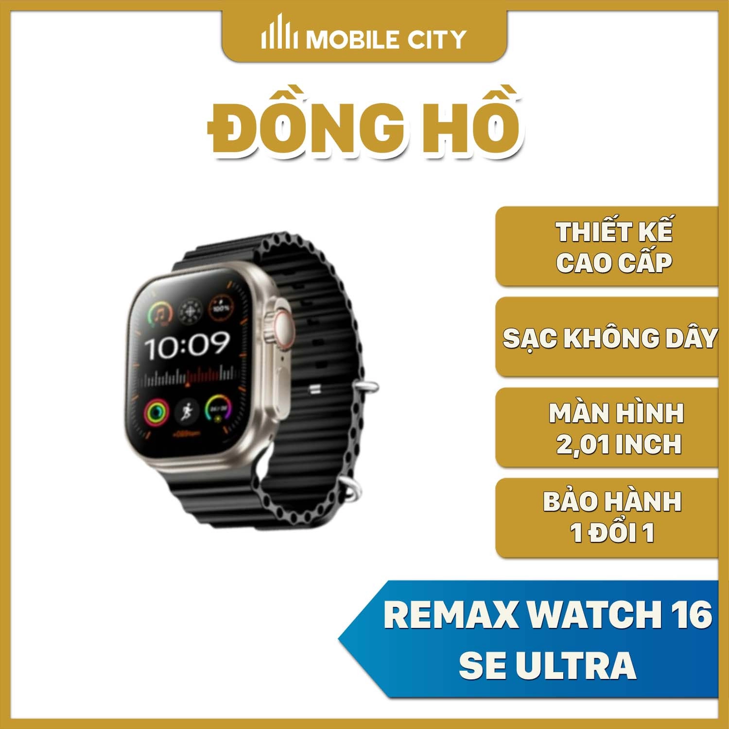 Đồng hồ thông minh Remax Watch 16 SE ultra