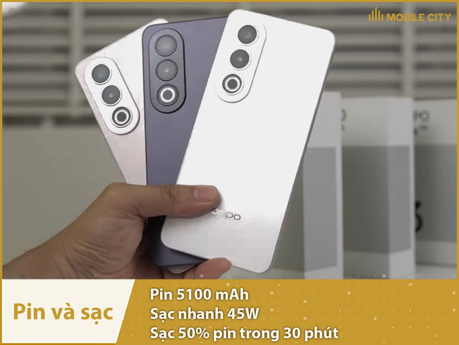 Pin trâu 5100 mAh, sạc nhanh ấn tượng 45W