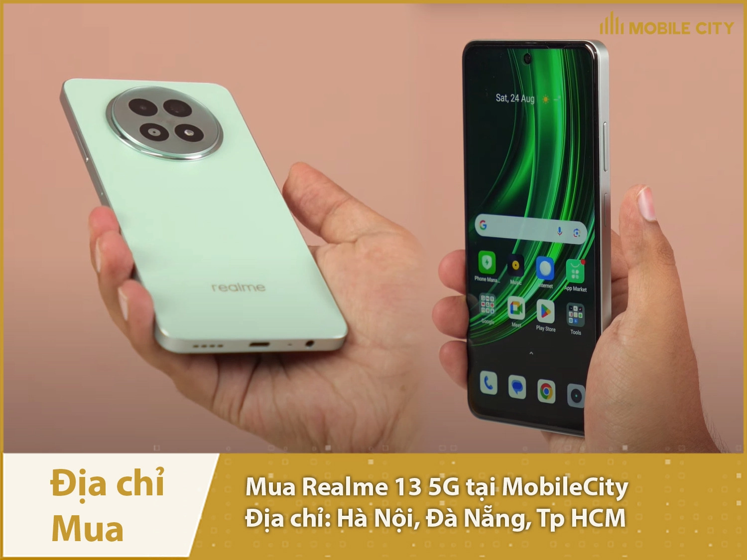 Mua Realme 13 tại Hà Nội, Đà Nẵng, Tp HCM