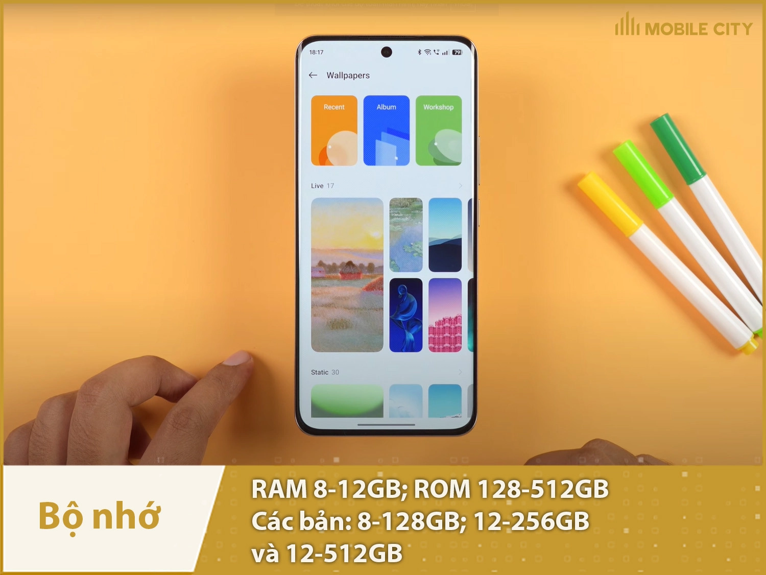 Realme P2 Pro có 3 phiên bản bộ nhớ: 8-128GB, 12-256GB và 12-512GB