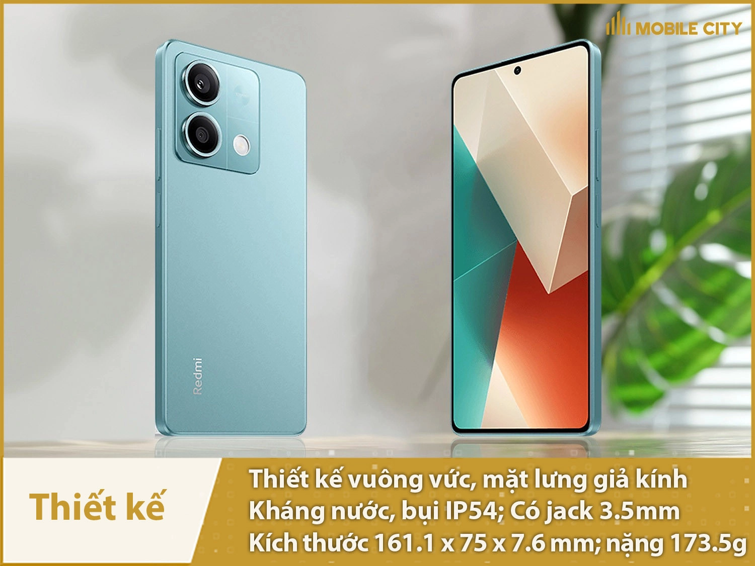 Thiết kế Redmi Note 13 sang trọng cao cấp