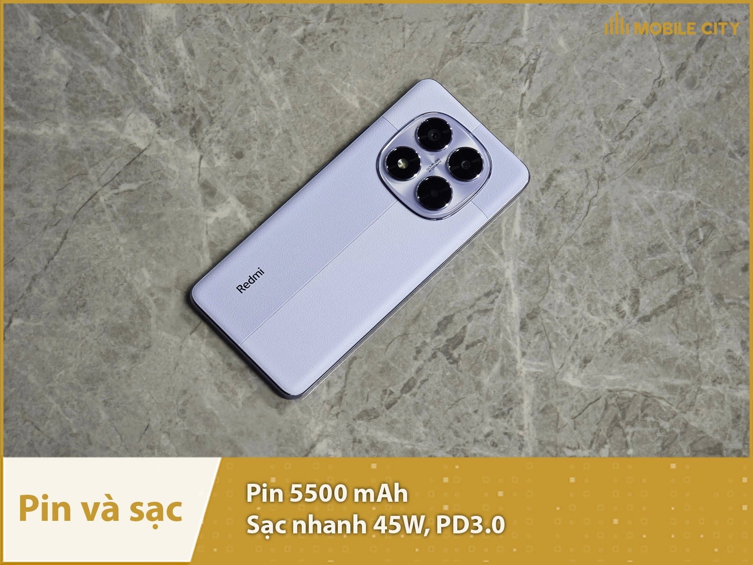 Pin khủng 5500mAh, sạc cực nhanh 45W