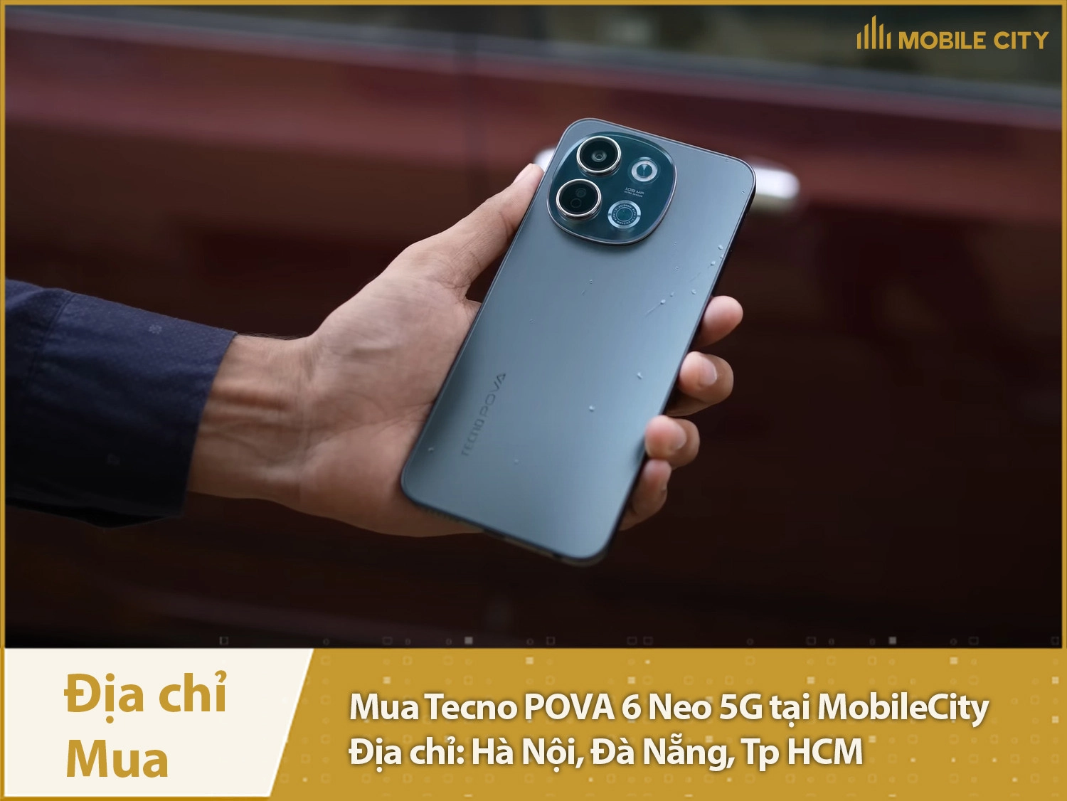 Địa chỉ mua Tecno POVA 6 Neo 5G tại Hà Nội, Đà Nẵng, Tp HCM