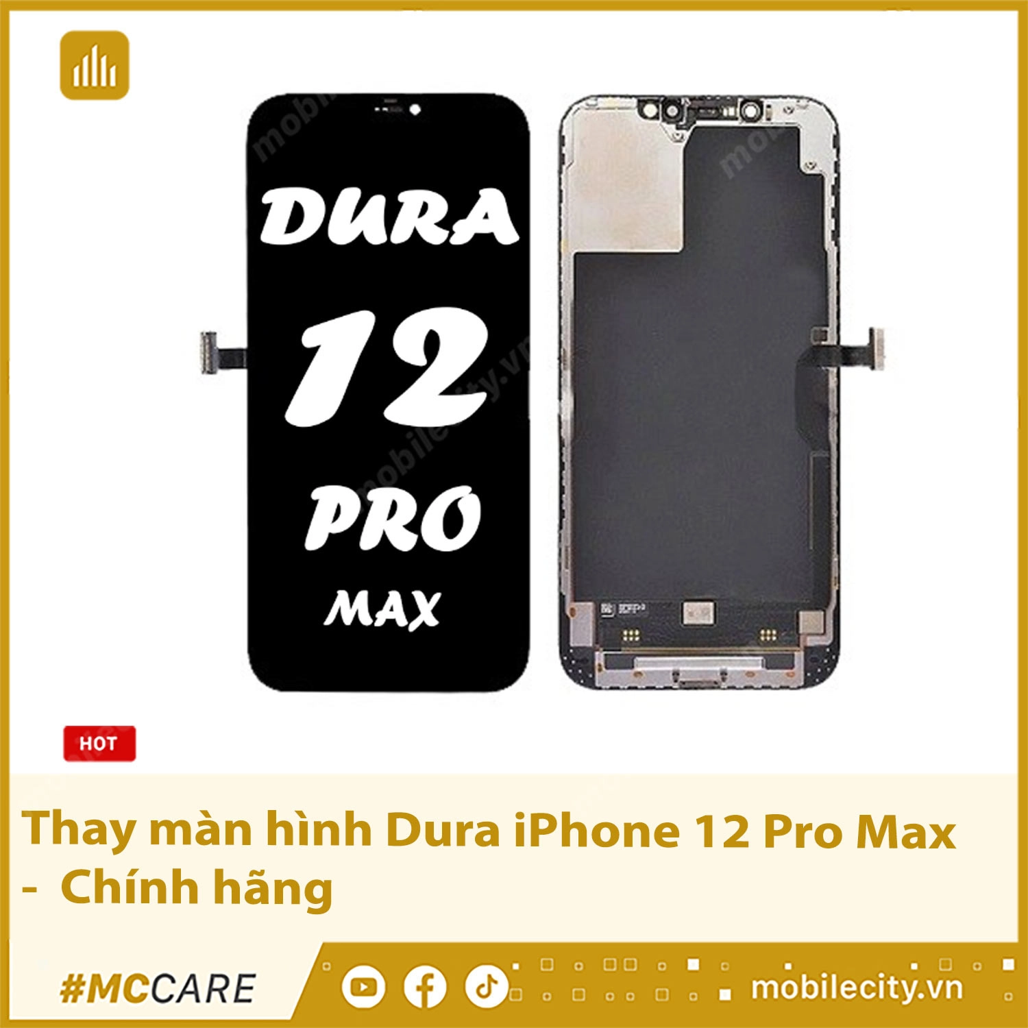 Thay màn hình Dura iPhone 12 Pro Max - Chính hãng