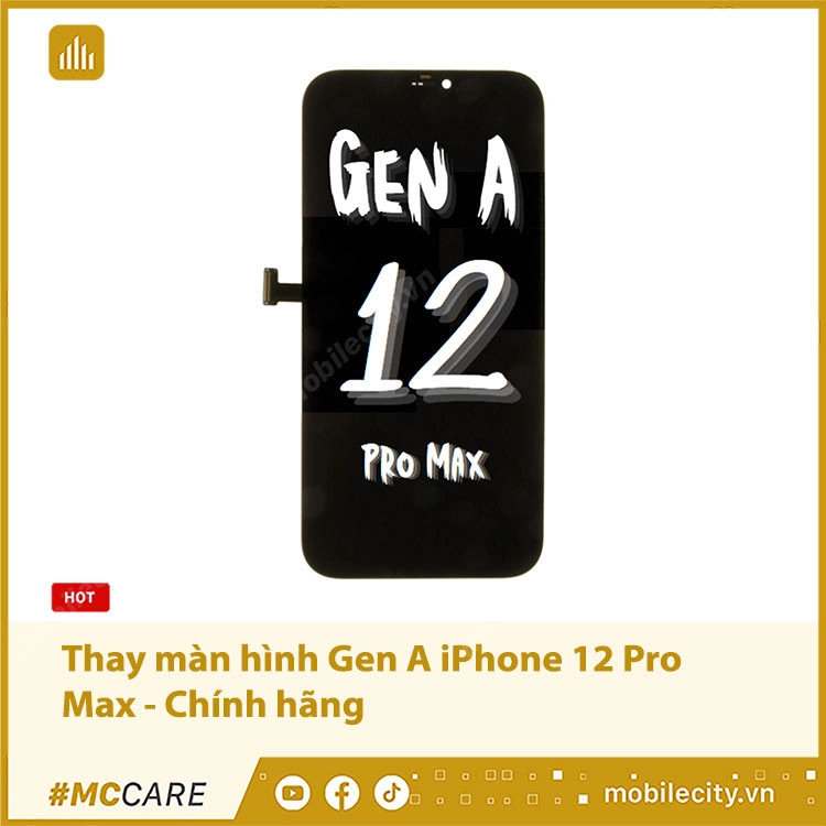 Thay màn hình Gen A iPhone 12 Pro Max - Chính hãng