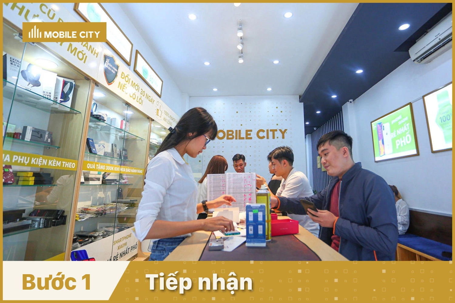 Thay màn hình Gen A iPhone 12 Pro Max, tiếp nhận