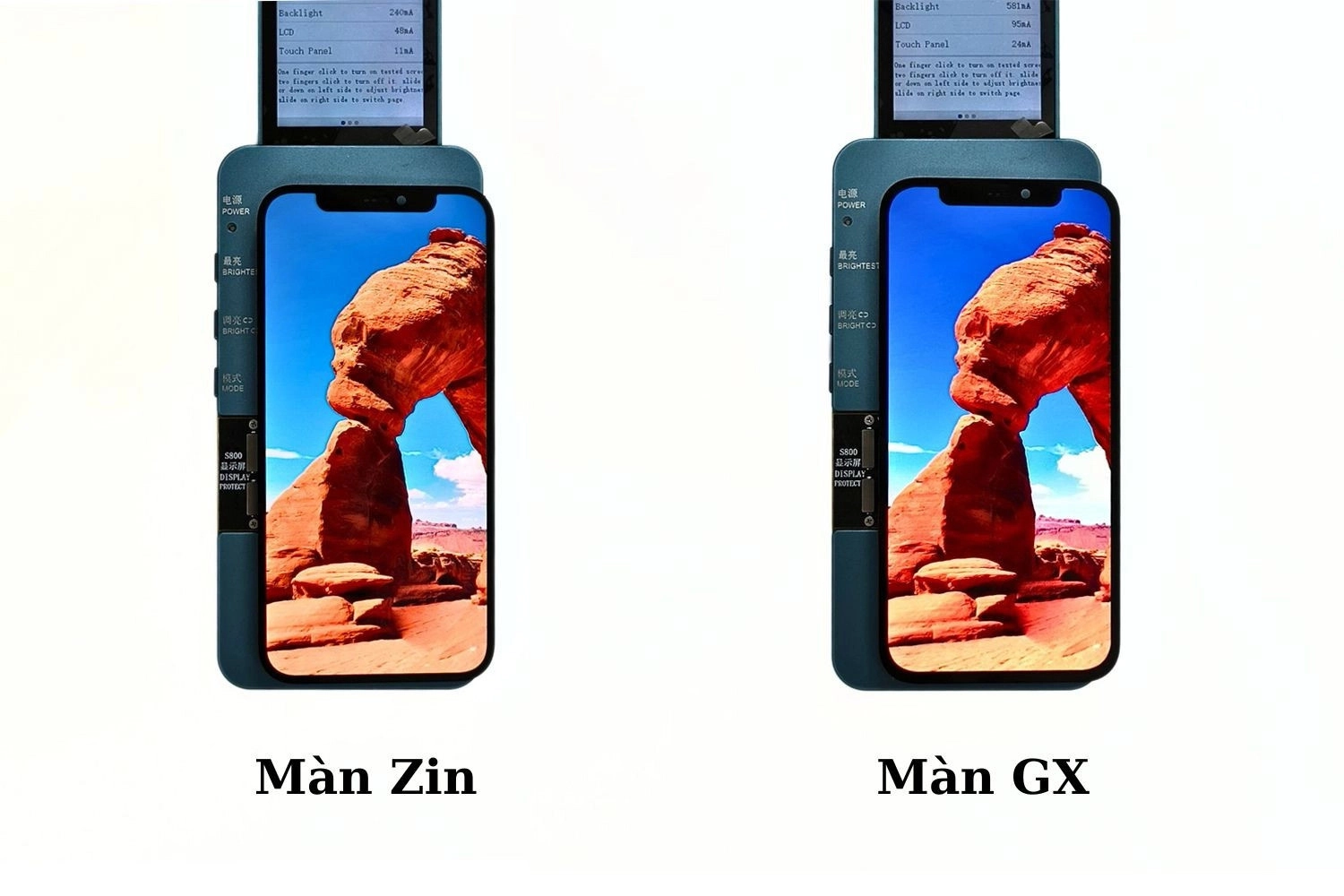 Thay màn hình GX iPhone 13, So sánh màn hình GX và màn hình Zin Apple