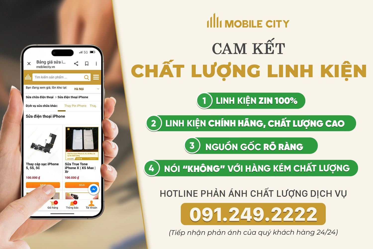 Thay màn hình iPhone 11, linh kiện Zin