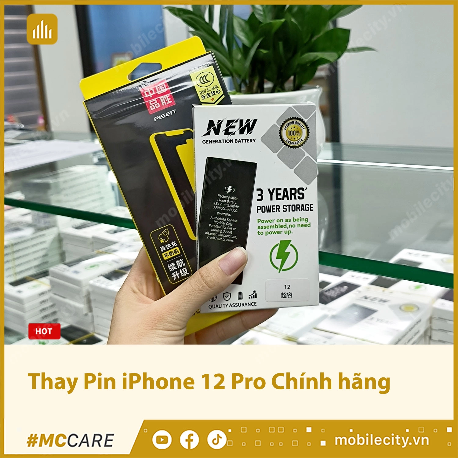 Thay Pin iPhone 12 Pro Chính hãng