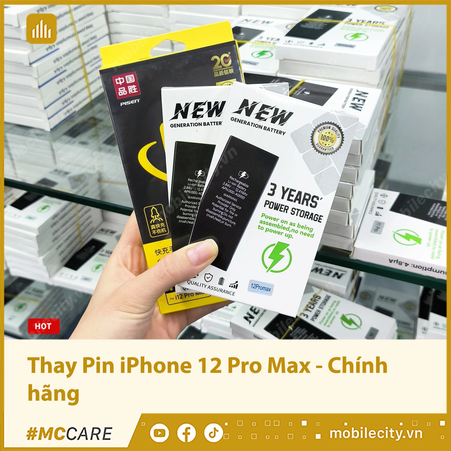 Thay Pin iPhone 12 Pro Max - Chính hãng