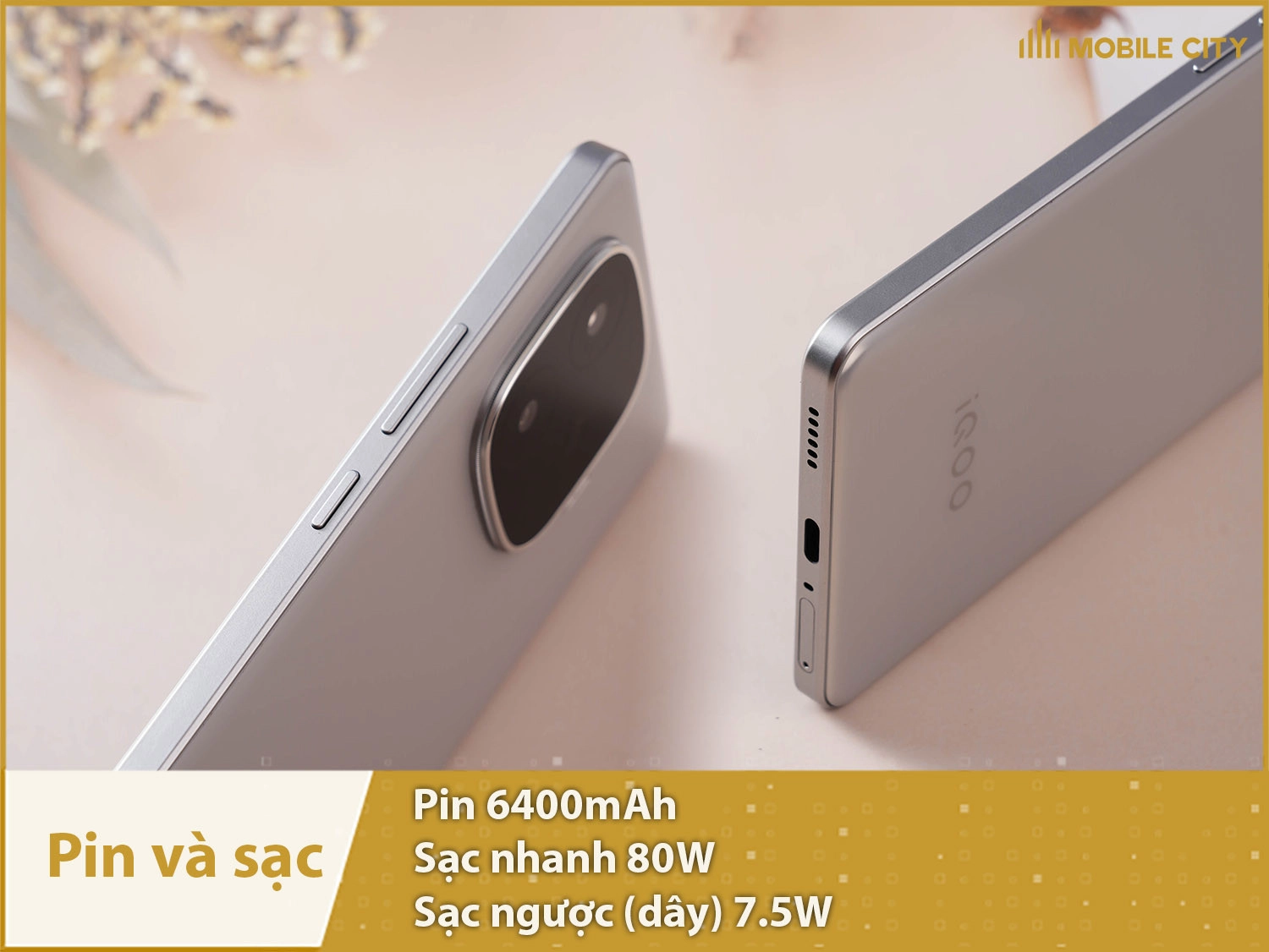 Pin siêu khủng 6400mAh, sạc siêu nhanh 80W