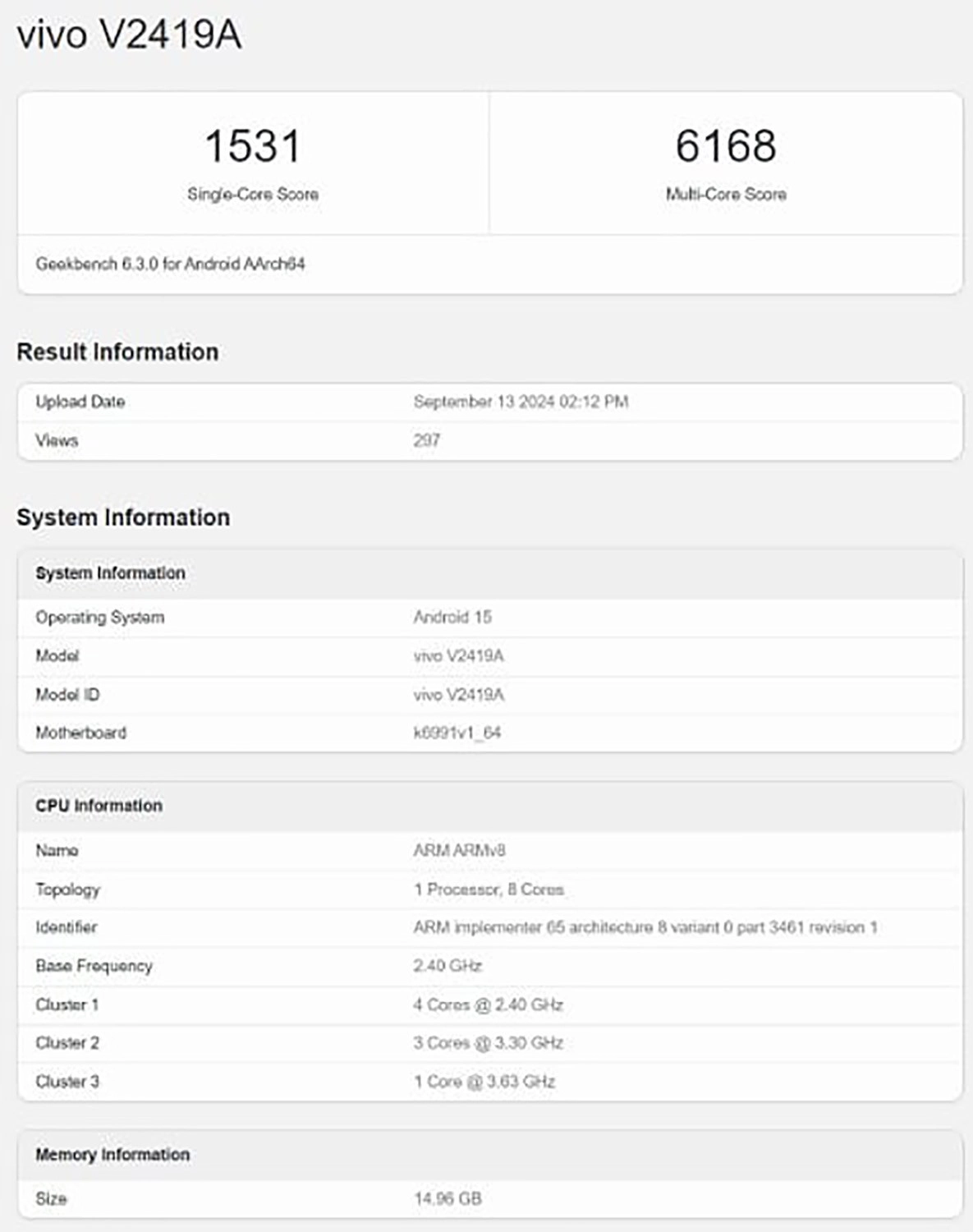 X200 Pro đã xuất hiện thông qua Geekbench