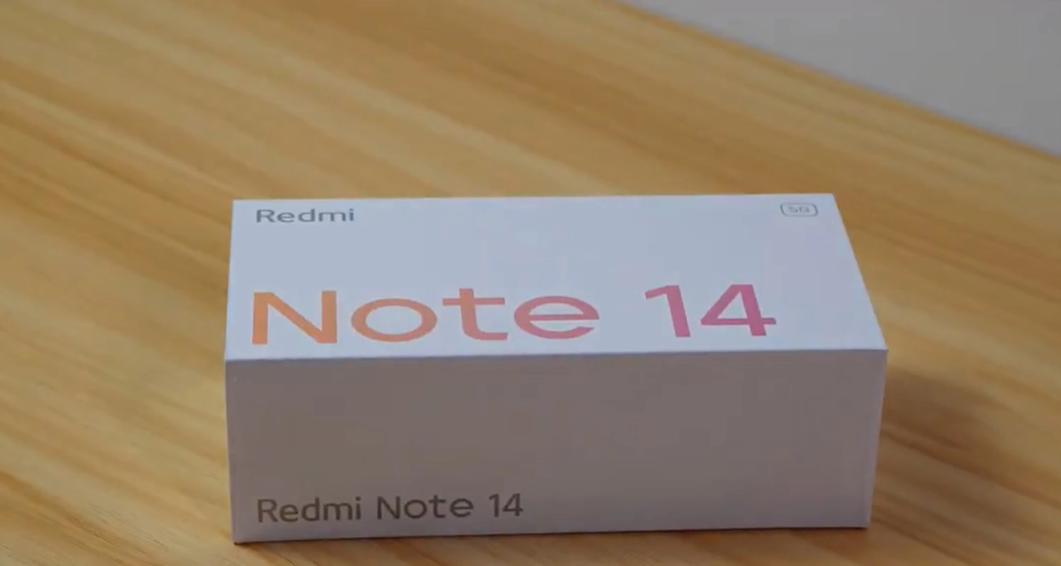 Mở hộp Redmi Note 14: Hộp của Redmi Note 14