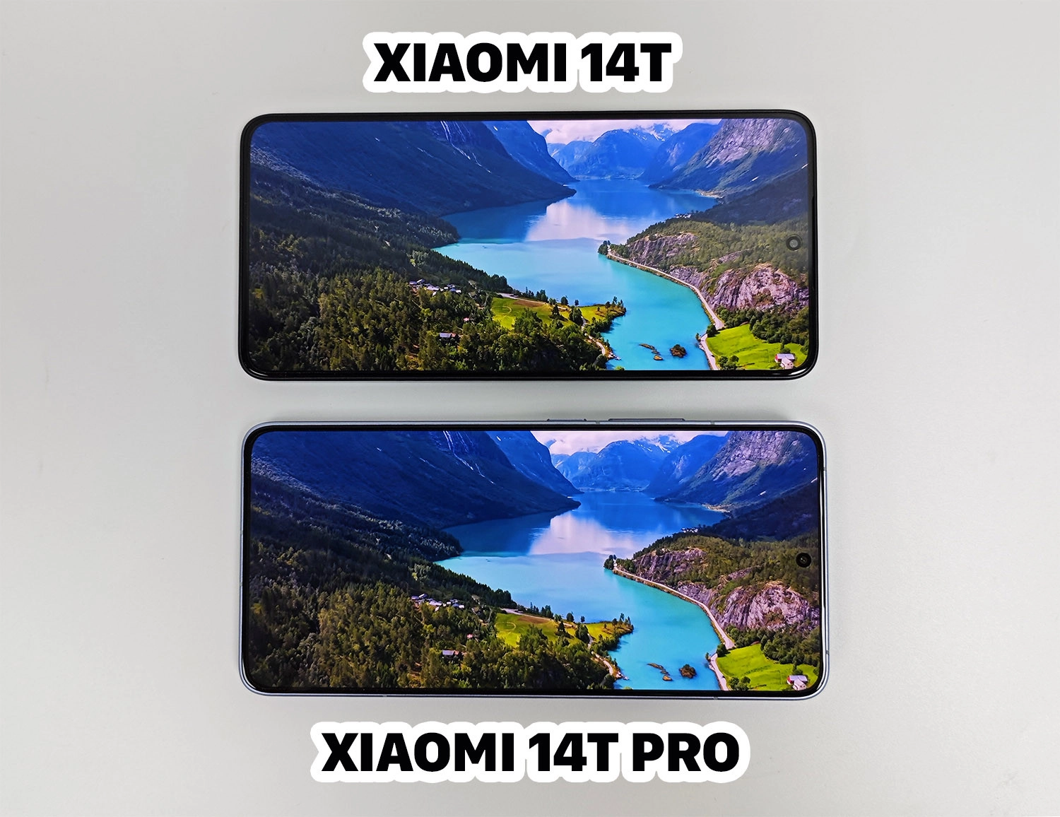 So sánh Xiaomi 14T vs Xiaomi 14T Pro: Màn hình hoàn toàn giống nhau