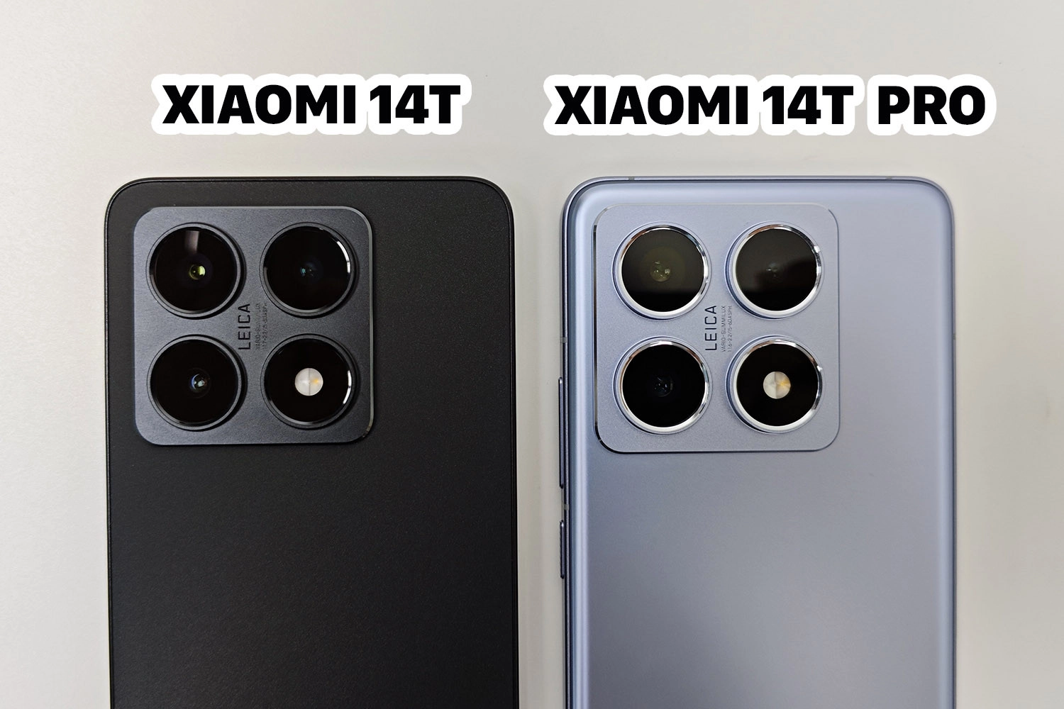 So sánh Xiaomi 14T vs Xiaomi 14T Pro: Cụm camera chính